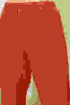 Orange Cotton Printed Anarkali Suit Set image number 2