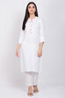 Ice Blue Rayon Straight Kurta image number 0