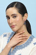 Navy Brass Drop & Danglers image number 3