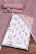Blue Cotton Unstitched Suit Set image number 0