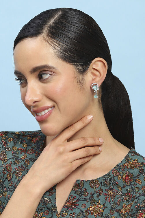 Mint Green Alloy Drop & Danglers image number 3