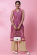 Indigo Cotton Printed Short Kurti image number 5