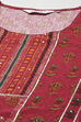 Rust LIVA Straight Printed Kurta image number 1
