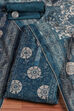 Beige Chanderi Printed Unstitched Suit Set image number 0