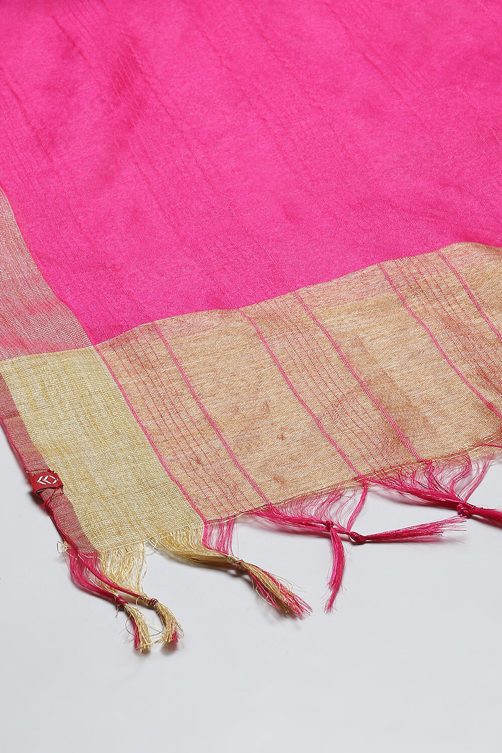 Fuschia Art Silk Yarndyed Dupatta image number 1