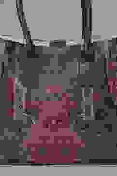 Brown PU Tote Bag image number 6