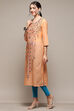 Green Cotton Blend Straight Printed Kurta image number 2