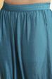 Blue Cotton Kalidar Suit Set image number 2