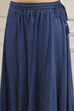 Navy Blue Embroidered Straight Suit Set image number 2