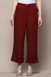 Off White Cotton Regular Pant image number 5