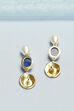 Blue Pearl Drop Earrings image number 2