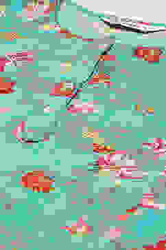 Turquoise Viscose A-Line Kurta Palazzo Suit Set image number 1