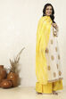Red Cotton Hand Block Print Unstitched Suit Set image number 6