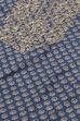 Blue Cotton Hand Embroidered Unstitched Suit Set image number 2