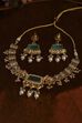 Mint Green Alloy Necklace Set image number 2