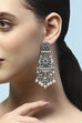 Green Oxidised Casual Danglers image number 3