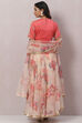 Mango Yellow Poly Cotton Lehenga Set image number 4