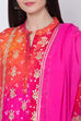 Pink Art Silk Straight Suit Set image number 1