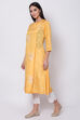Fuchsia Viscose A-Line Printed Kurta image number 2
