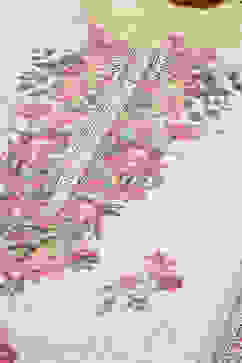 Yellow LIVA Straight Printed Kurta image number 5