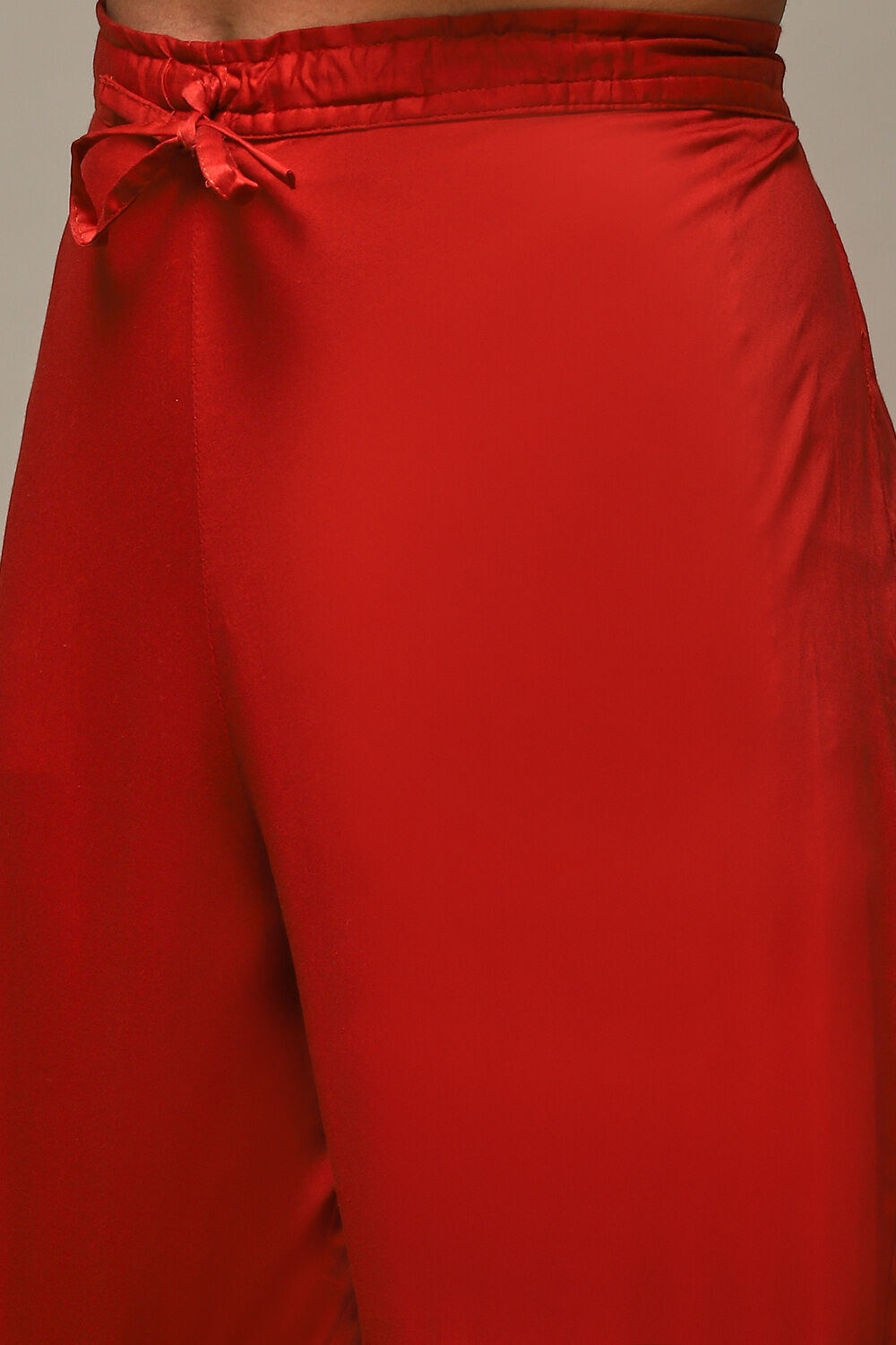 Black Cotton Straight Kurta Palazzo Suit Set image number 2