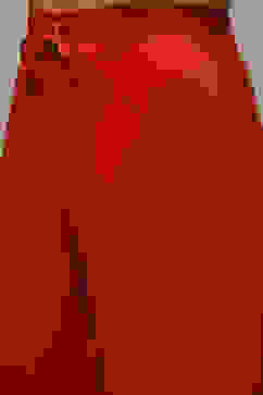 Terracotta Cotton Straight Kurta Palazzo Suit Set image number 2