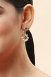 Red 925 Sterling Silver Earrings image number 1