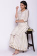 Crimson Red Cotton Sharara image number 2