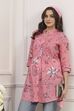 Green Cotton Printed Straight Kurti image number 0