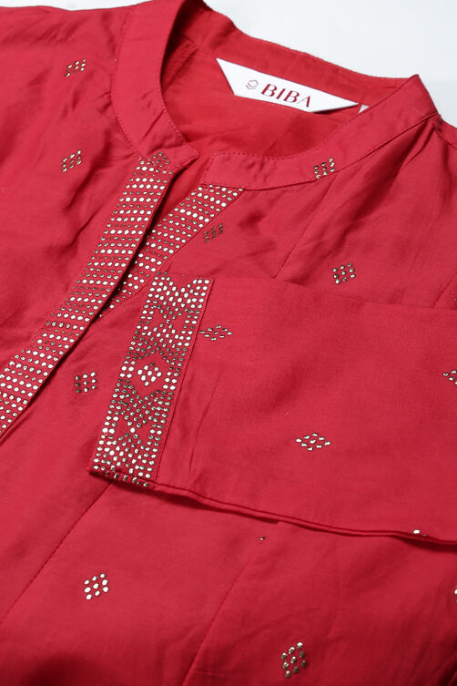 Blue Cotton Kalidar Kurta Churidar Suit Set image number 1