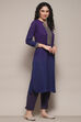 Black Carbon Polyester Straight Yarndyed 2 Piece Set image number 5