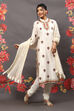 Rohit Bal Black Cotton Blend Straight Kurta Suit Set image number 6