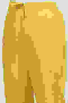 Yellow Cotton Printed Unstitched Suit Set image number 3