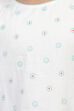 White Straight Cotton Kurta Churidar Suit Set image number 1
