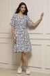 Coral Red Rayon Straight Printed Kurta image number 5