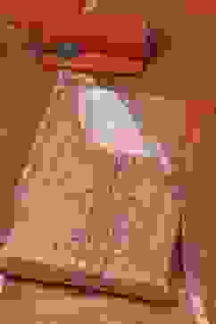 Rust Silk Blend Machine Embroidered Unstitched Suit Set image number 0