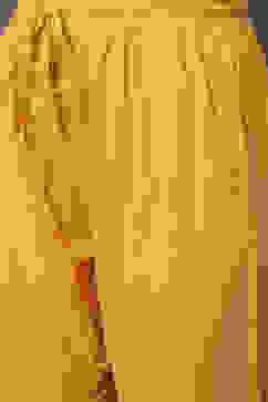 Rohit Bal Yellow Cotton Silk Straight Embroidered Suit Set image number 2