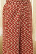Rust Pure Cotton Printed Kurta Set image number 2