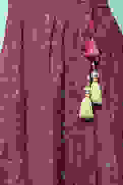 Yellow & Purple Polyester Suit Set image number 2