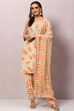 Sea Green Viscose Straight Kurta Salwar Pants Suit Set image number 0