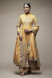 Mustard Cotton Anarkali Suit Set image number 1