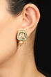 Enamel Work Stud Earrings image number 0