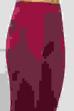 Maroon Cotton Blend Fitted Anklet image number 1