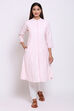 Light Blue Viscose Printed Kurta image number 0