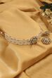 Beige Gold Plated Brass Choker Set image number 2