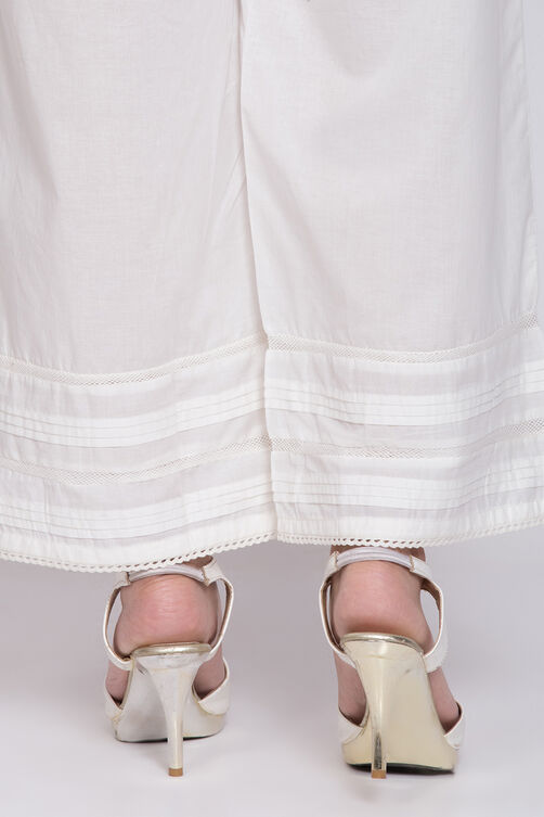 Beige Cotton Palazzo image number 1