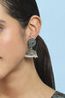 Green Brass Jhumka image number 1