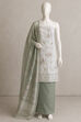 Peach Linen Printed Unstitched Suit Set image number 6