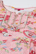 Pink Rayon Flared Printed Kurta image number 1