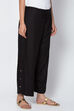 Black Viscose Solid Palazzo image number 2